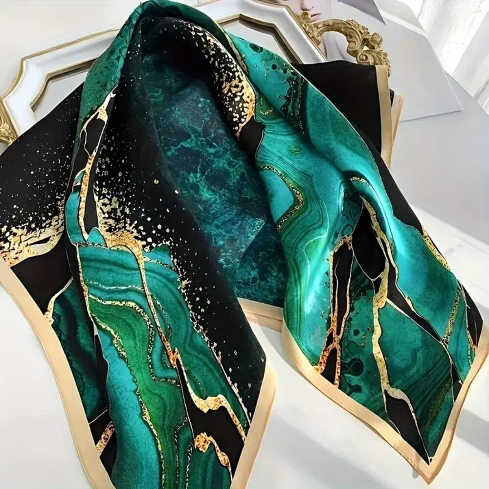 MARBLE PRINT SCARF - Picture 2 of 2